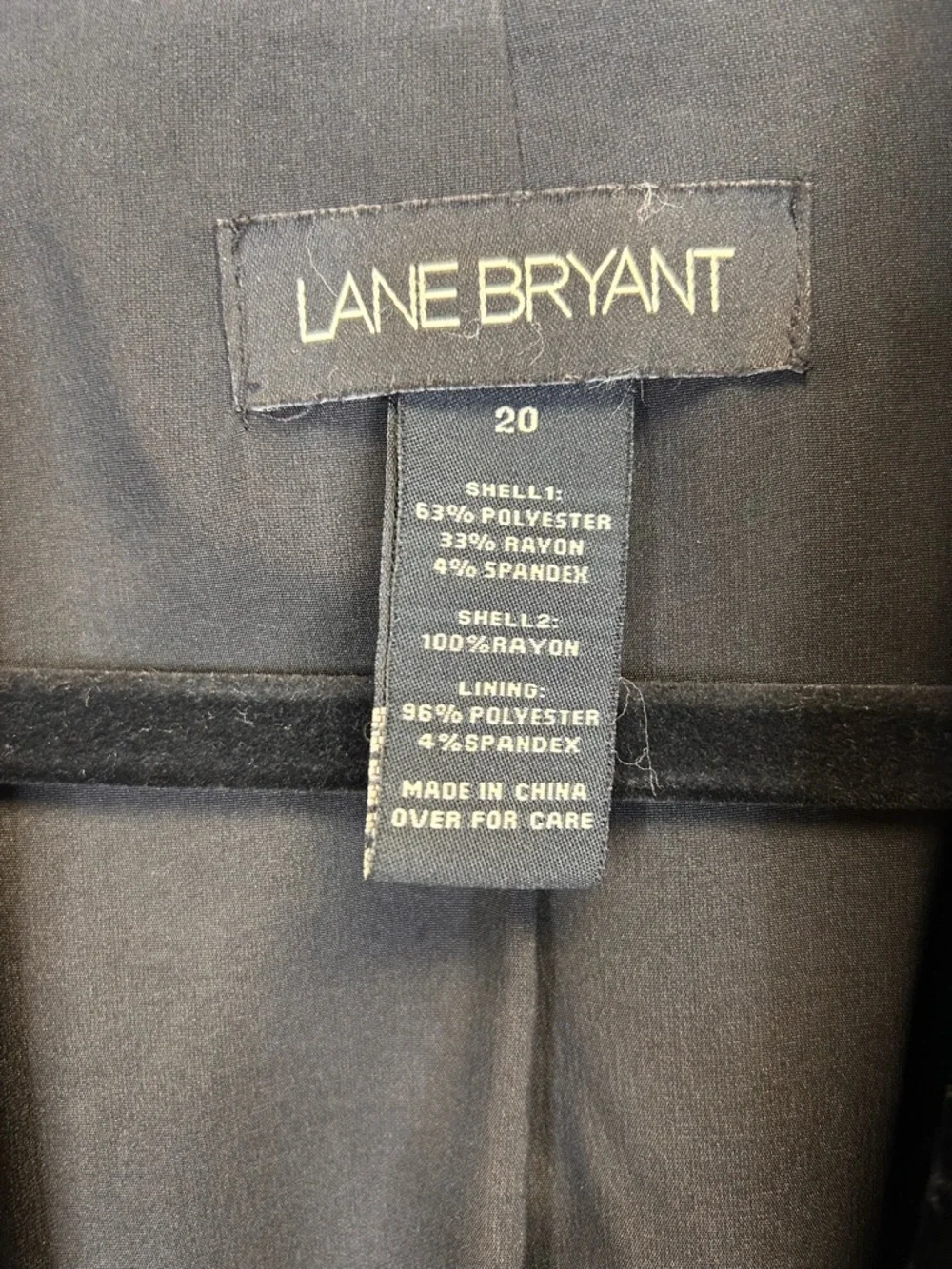 Goth Whimsigoth Black Blazer Velvet Embroidered Trim Size 20 1X Plus Vampire - Picture 3 of 13